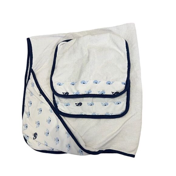 Baby Bath Towel + 2 Washcloths - Picture 3 of 7